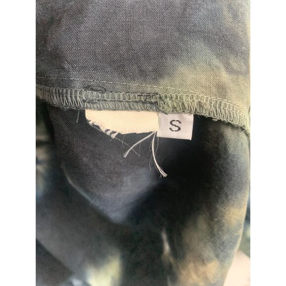 CLOTH AND STONE ANTHROPOLOGIE TIE DYE BUTTON UP SHIRT WOMENS S LONG SLEEVE - Picture 4 of 5